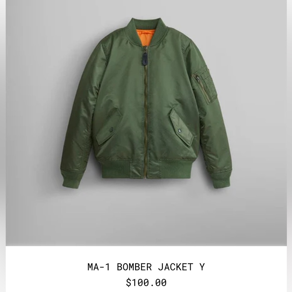 Alpha industries flight jacket